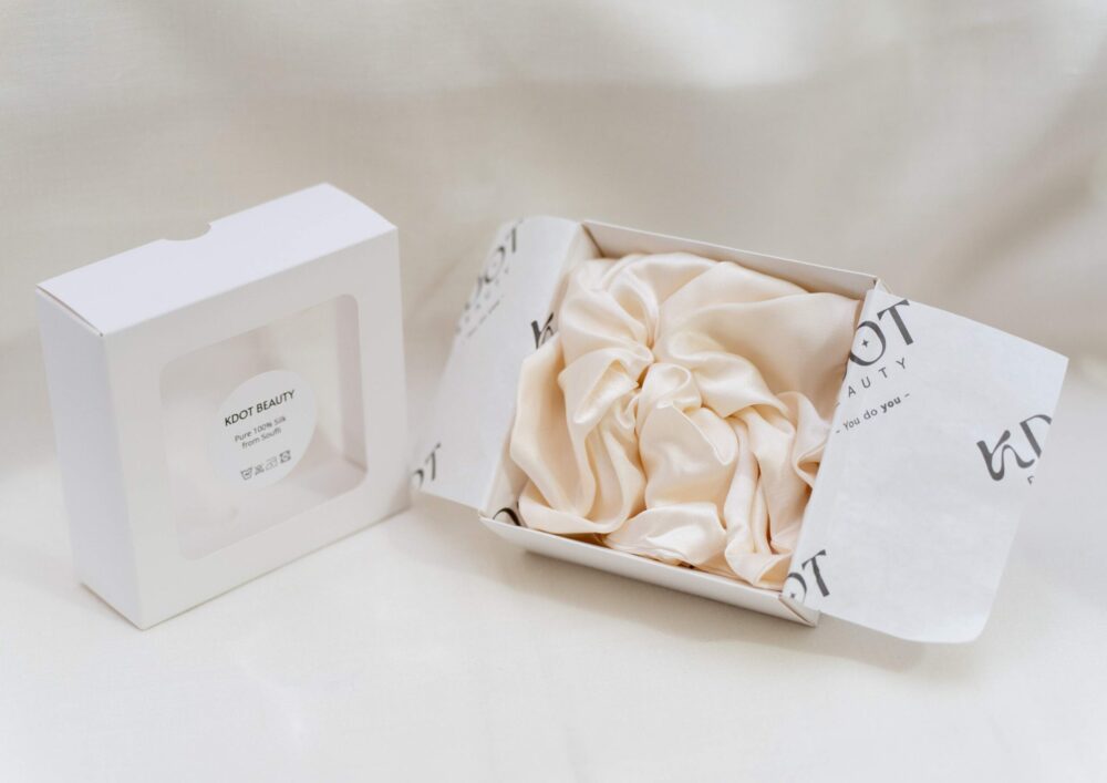 Scrunchie 100% Silk from Soufli - 2