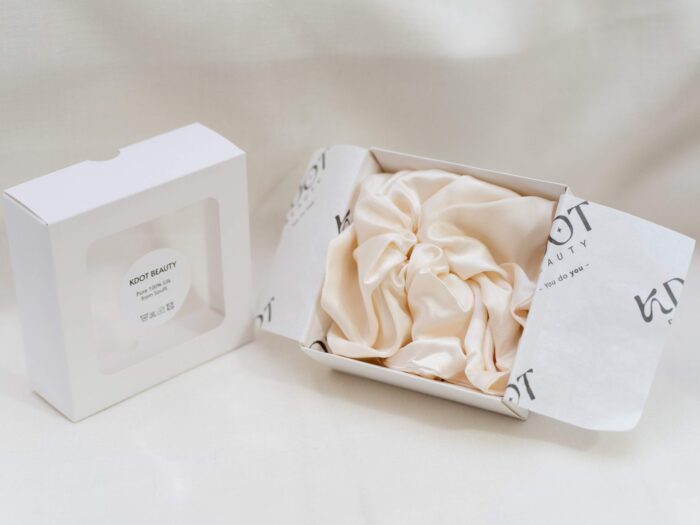Scrunchie 100% Silk from Soufli - 2